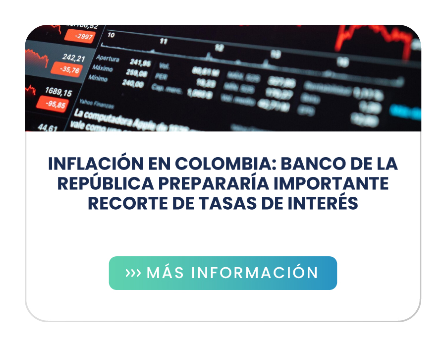Inflación en Colombia: Banco de la República prepararía importante recorte de tasas de interés