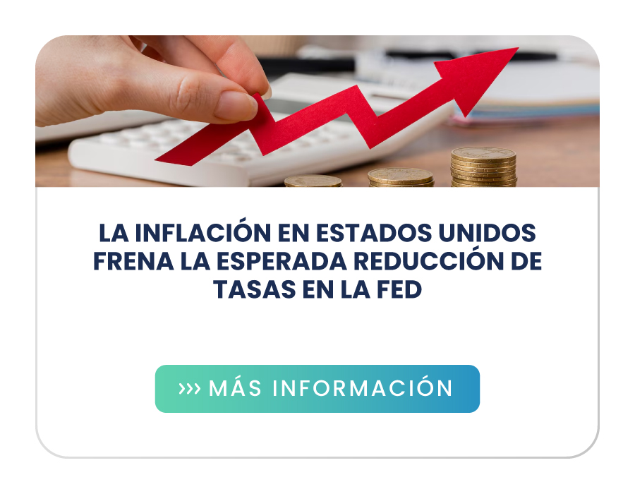 La inflación en Estados Unidos frena la esperada reducción de tasas en la FED