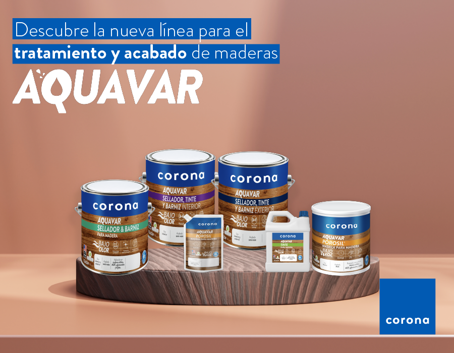 ¿Cómo embellecer y proteger tus proyectos de madera con la nueva línea de tratamiento Aquavar de Corona?