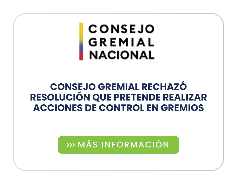 Consejo Gremial rechazó resolución que pretende realizar acciones de control en gremios