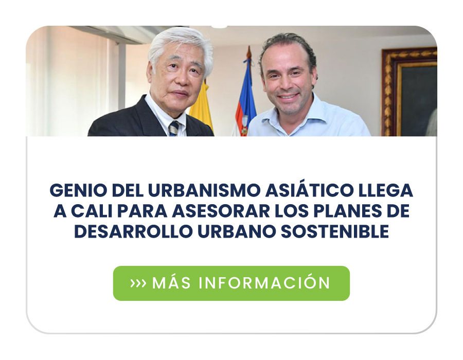 Genio del urbanismo asiático llega a Cali para asesorar los planes de desarrollo urbano sostenible
